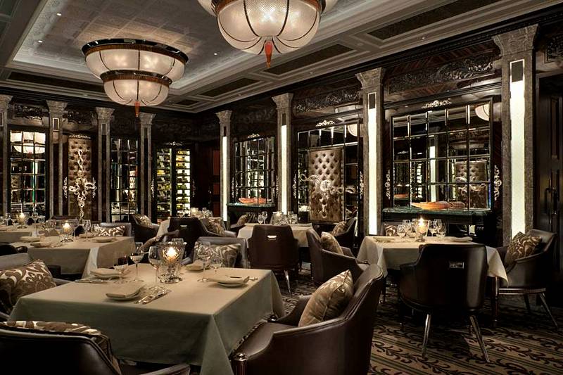 Percorso restaurant at the Four Seasons Lion Palace Hotel in St. Petersburg