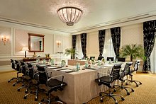 Trezini conference hall at the Four Seasons Lion Palace Hotel