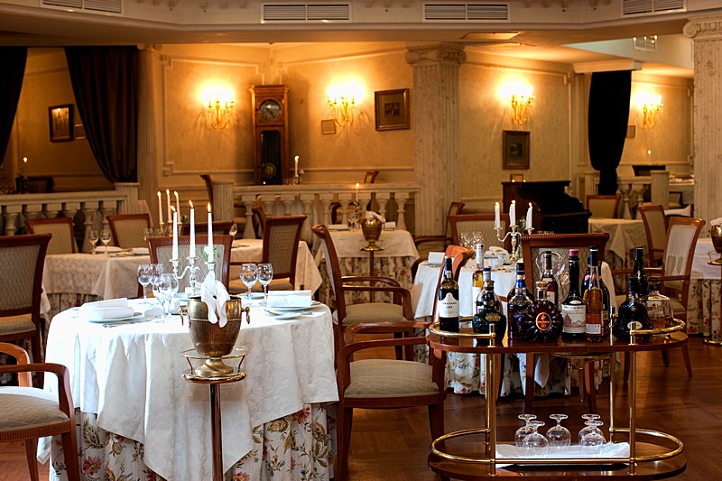 Fyodor Dostoevsky Restaurant at the Golden Garden Boutique Hotel in St. Petersburg