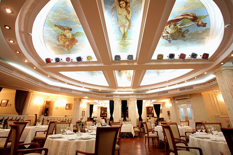 Fyodor Dostoevsky Restaurant at the Golden Garden Boutique Hotel in St. Petersburg