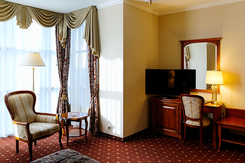 Standard Double Room at the Grand Hotel Emerald in St. Petersburg