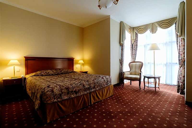 Standard Double Room at the Grand Hotel Emerald in St. Petersburg