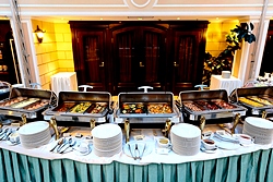 Breakfast at the Grand Hotel Emerald in St. Petersburg