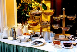 Breakfast at the Grand Hotel Emerald in St. Petersburg