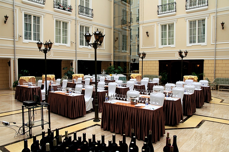 Versailles Atrium Cafe at the Grand Hotel Emerald in St. Petersburg