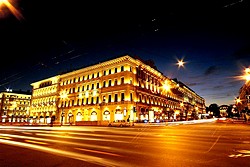 Facade Nights at Belmond Grand Hotel Europe in St. Petersburg