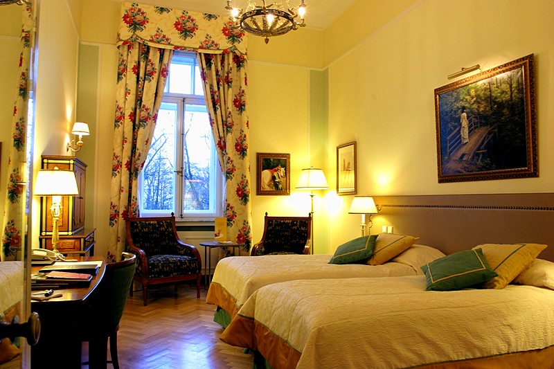 Deluxe Twin Room at the Belmond Grand Hotel Europe in St. Petersburg