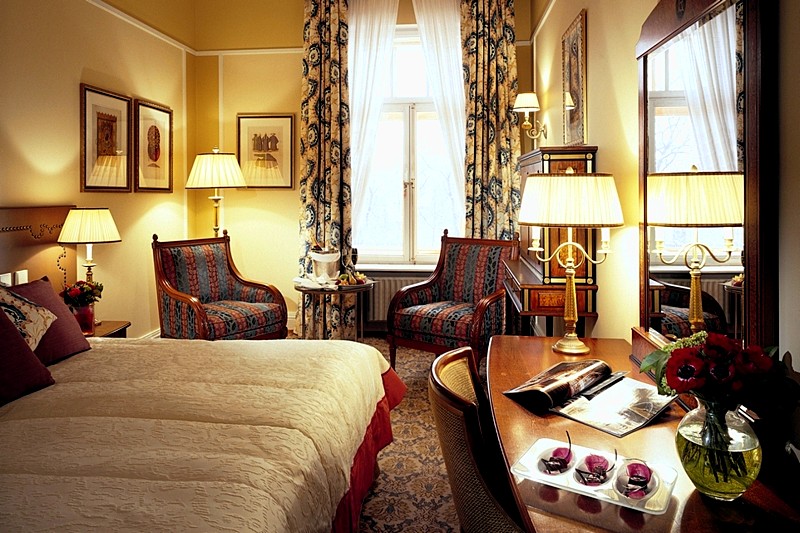 Deluxe Art Square View Room at the Belmond Grand Hotel Europe in St. Petersburg