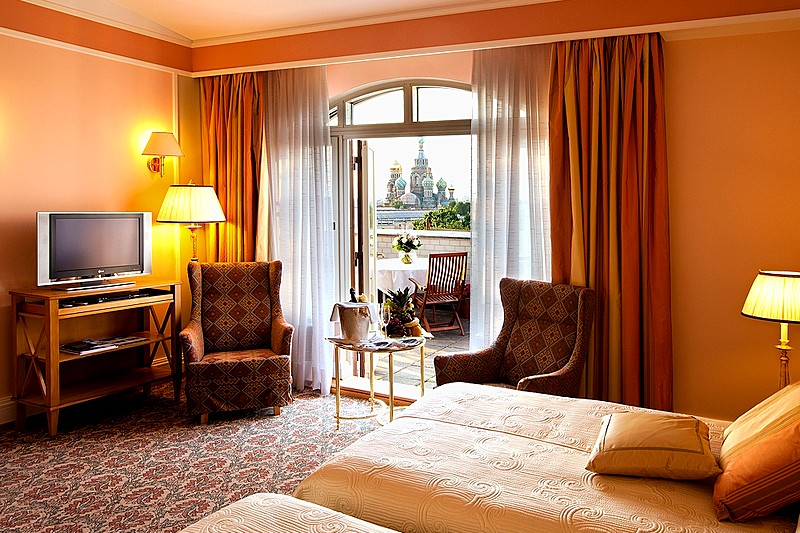 Terrace Twin Room at the Belmond Grand Hotel Europe in St. Petersburg