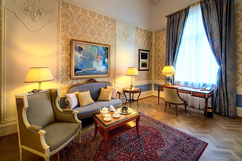 Historic Rooms at the Belmond Grand Hotel Europe in St. Petersburg