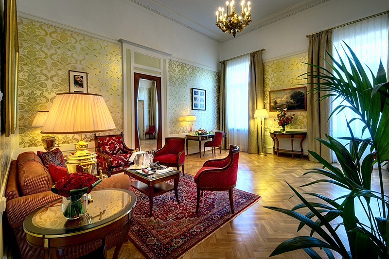 Presidential Suite at the Belmond Grand Hotel Europe in St. Petersburg