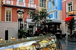 Mezzanine Cafe at the Belmond Grand Hotel Europe in St. Petersburg