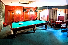 Billiard Bar at the Guyot Hotel in St. Petersburg
