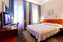 Compact Double Room (Economy Double Room) at the Helvetia Hotel in St. Petersburg