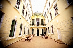 Atrium at the History Hotel on English Embankment in St. Petersburg