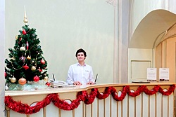 Reception at the History Hotel on Kanal Griboedova in St. Petersburg