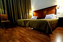 Standard Twin Room at the Kristoff Hotel in St. Petersburg
