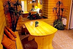 Sauna at the Ladoga Hotel in St. Petersburg