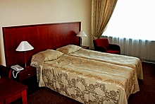 Standard Twin Room at the Lyra Hotel in St. Petersburg