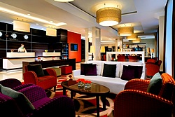 Lobby at the Marriott Courtyard Center West / Pushkin Hotel in St. Petersburg