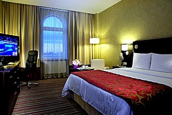 Deluxe Double Room at the Marriott Courtyard Vasilievsky in St. Petersburg