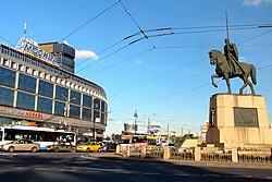 Alexander Nevsky Square at the Moscow Hotel in St. Petersburg