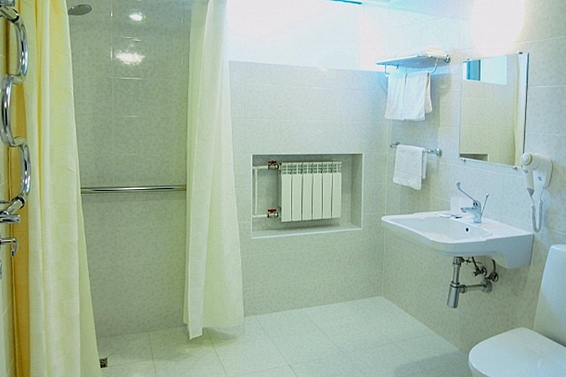 Standard Room Disability Ready Bathroom of the Moscow Hotel in St. Petersburg