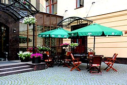 Summer Terrace at the NashOTEL in St. Petersburg