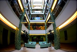 Atrium at the NashOTEL in St. Petersburg