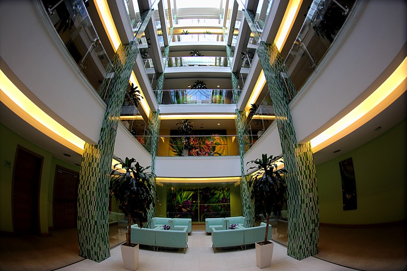 Atrium at the NashOTEL in St. Petersburg