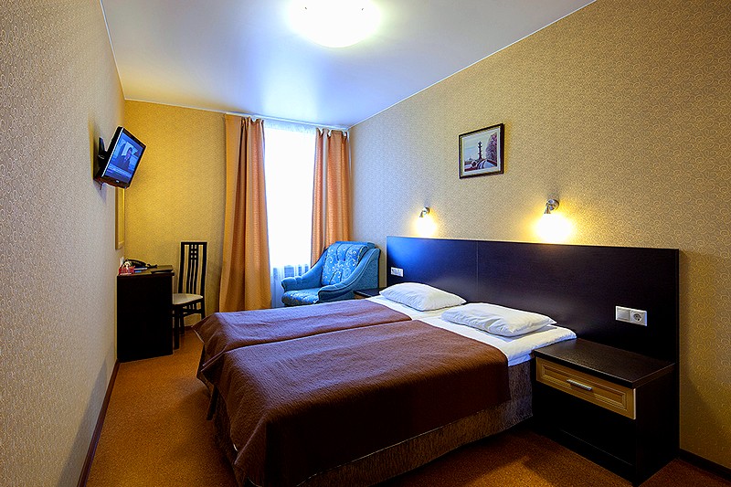 Standard Twin Room at the Nevsky Breeze Hotel in St. Petersburg