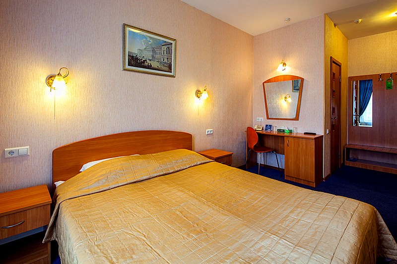 Standard Double Room at the Nevsky Express Hotel in St. Petersburg