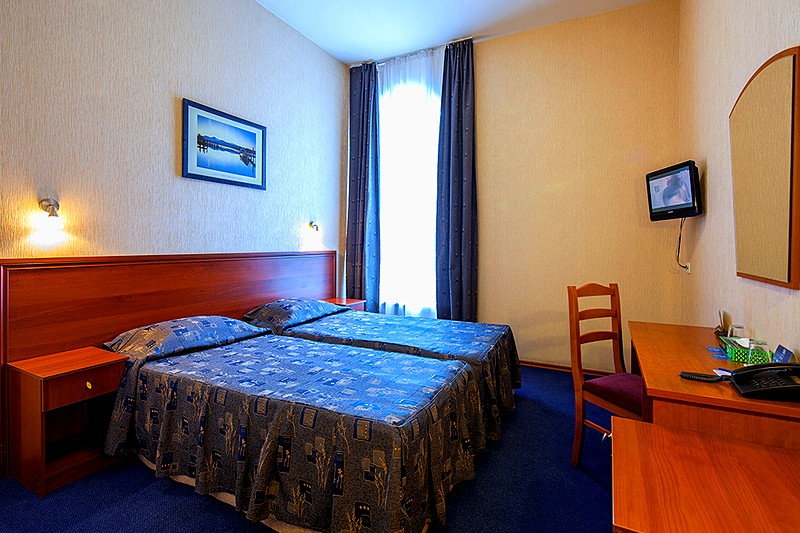 Standard Twin Room at the Nevsky Express Hotel in St. Petersburg
