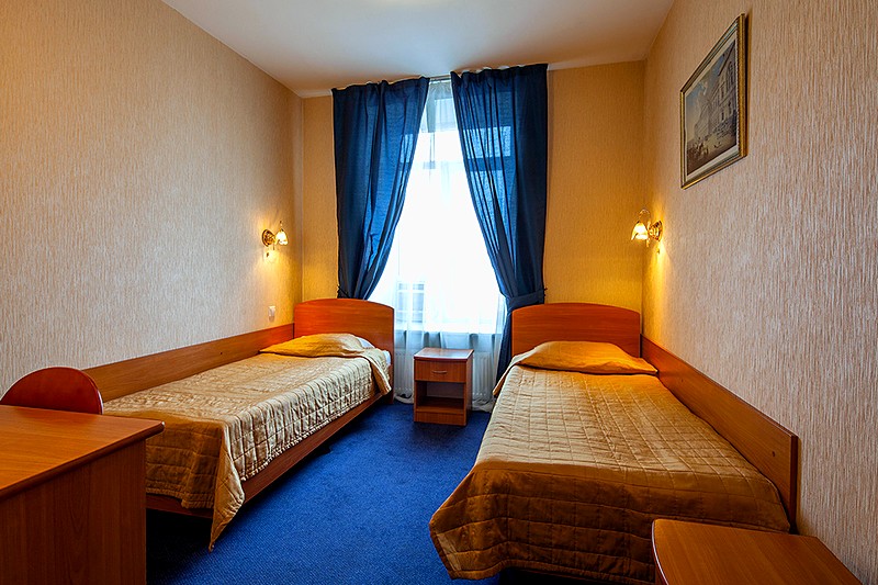 Standard Twin Room at the Nevsky Express Hotel in St. Petersburg