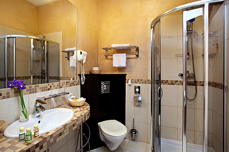 Bathroom of the Designer Room at the Nevsky Forum Hotel in St. Petersburg