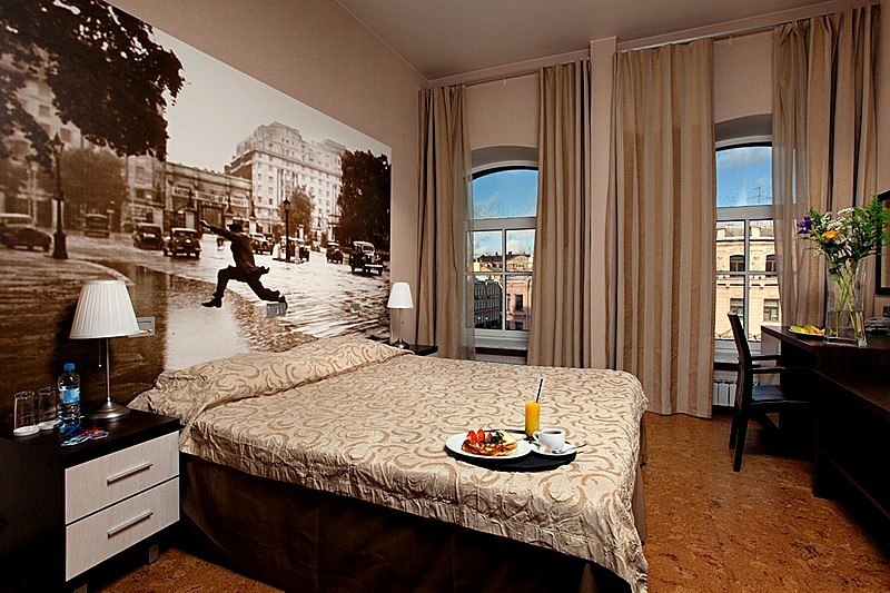 Designer Double Room at the Nevsky Forum Hotel in St. Petersburg