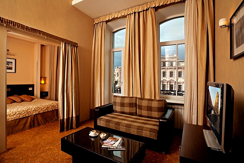 Double Suite at the Nevsky Forum Hotel in St. Petersburg