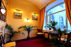 Hall On The 2nd Floor at the Nevsky Hotel Moyka 5 in St. Petersburg