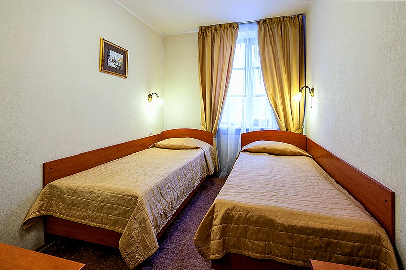 Standard Twin Room at the Nevsky Hotel Moyka 5 in St. Petersburg