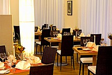 Cote Jardin Restaurant at the Novotel St. Petersburg Centre Hotel in St. Petersburg