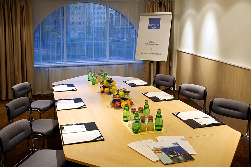 Rome Meeting Room at the Novotel St. Petersburg Centre Hotel in St. Petersburg