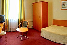 Standard Single Room at the Oktiabrskaya Hotel in St. Petersburg