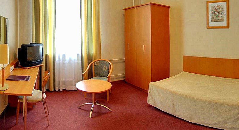 Standard Single Room at the Oktiabrskaya Hotel in St. Petersburg