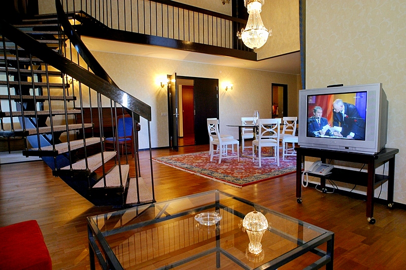 Duplex Suite at the Park Inn Pribaltiyskaya Hotel in St. Petersburg