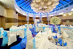 Blue Conference Hall at the Park Inn Pribaltiyskaya Hotel in St. Petersburg