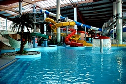 Aquapark Waterville at the Park Inn Pribaltiyskaya Hotel in St. Petersburg