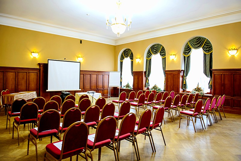 Oak Banquet Hall at the Petro Palace Hotel in St. Petersburg