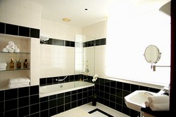 Bathroom of the Royal Suite at the Radisson Royal Hotel in St. Petersburg