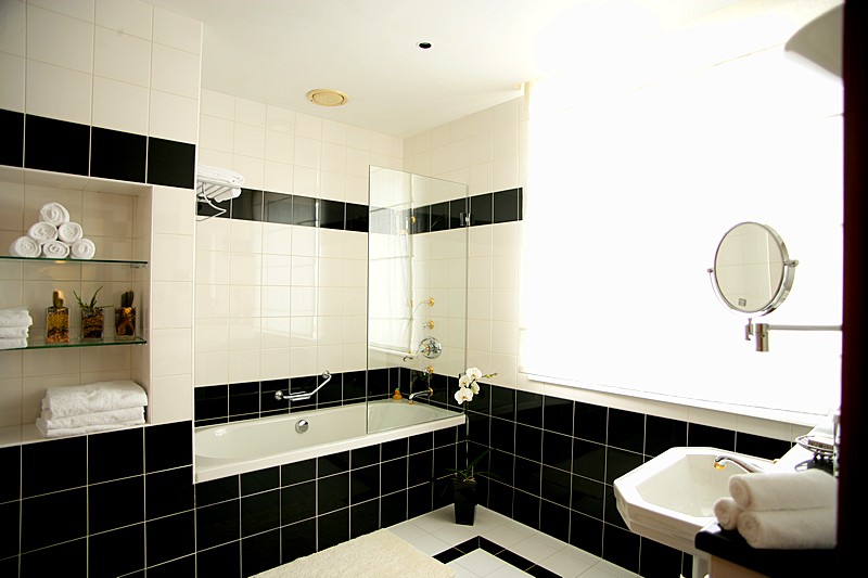 Bathroom of the Royal Suite at the Radisson Royal Hotel in St. Petersburg