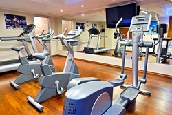 Fitness Room at the Radisson Royal Hotel in St. Petersburg